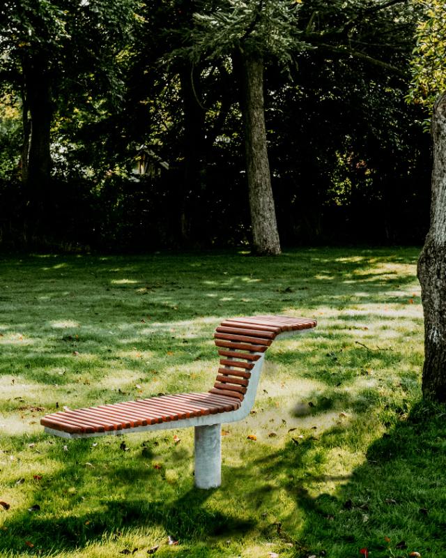 AVII park bench