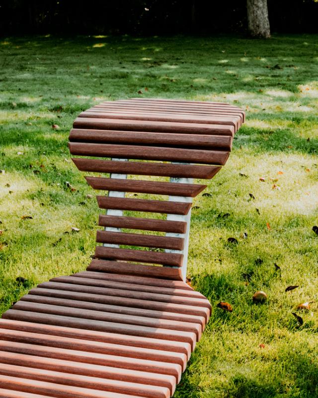 AVII park bench