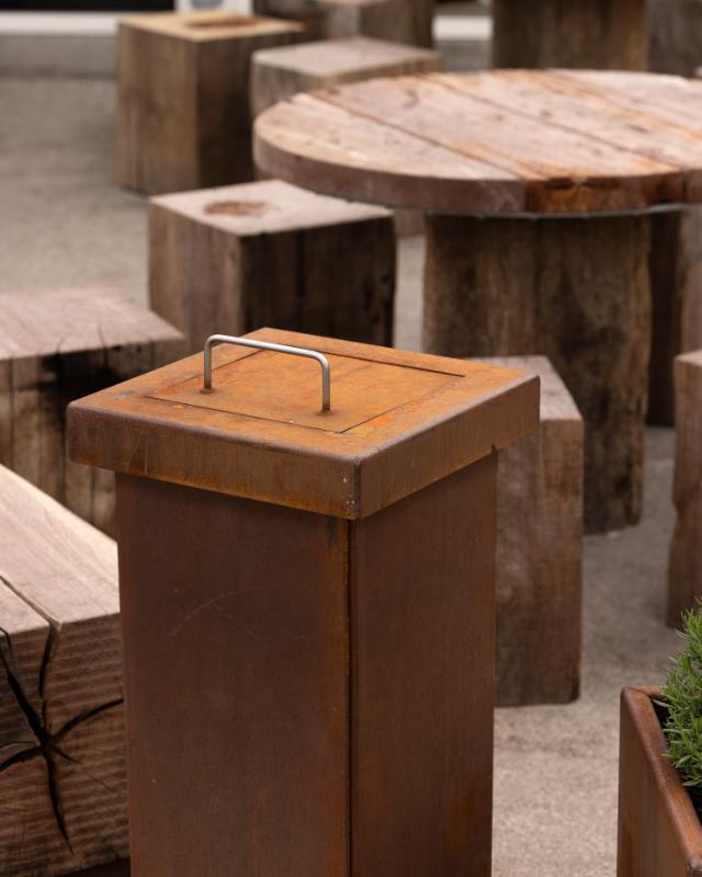 HEFA rubbish bin
